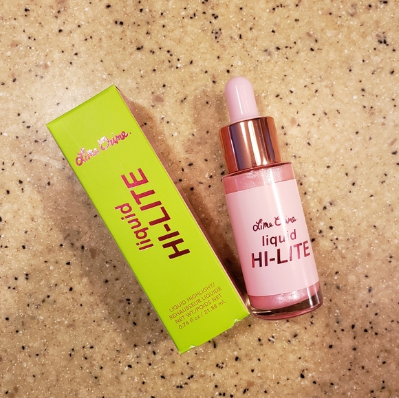 lime crime pink glaze liquid highlighter